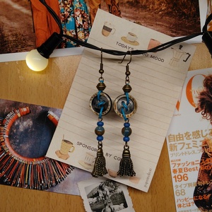 Metkayina Feast fülbevaló  - ékszer - fülbevaló - lógó fülbevaló - Meska.hu