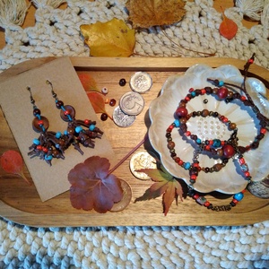 Mangkwan Wrath fülbevaló  - ékszer - fülbevaló - lógó fülbevaló - Meska.hu