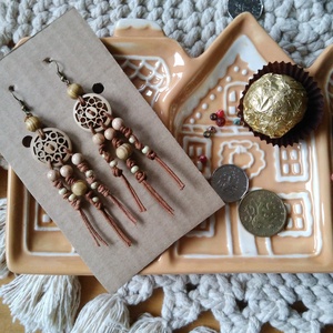 Tayrangi Desert fülbevaló  - ékszer - fülbevaló - lógó fülbevaló - Meska.hu