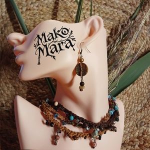 Tayrangi warrior   fülbevaló  - ékszer - fülbevaló - lógó fülbevaló - Meska.hu