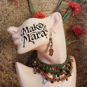 Avar Feast  fülbevaló  - ékszer - fülbevaló - lógó fülbevaló - Meska.hu