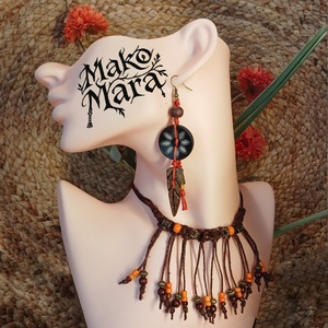 Olangi Sunday  fülbevaló  - ékszer - fülbevaló - lógó fülbevaló - Meska.hu