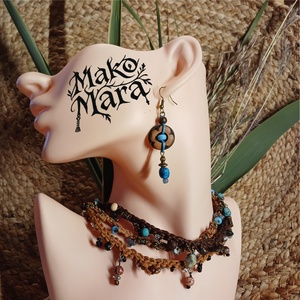 Metkayina Monday fülbevaló  - ékszer - fülbevaló - lógó fülbevaló - Meska.hu