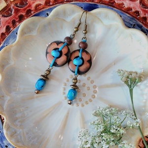 Metkayina Monday fülbevaló  - ékszer - fülbevaló - lógó fülbevaló - Meska.hu