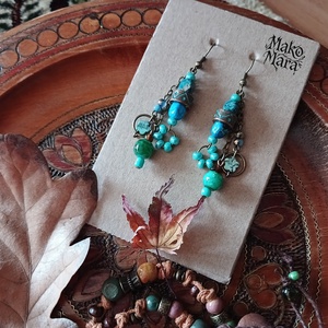 Messalina fülbevaló  - ékszer - fülbevaló - lógó fülbevaló - Meska.hu