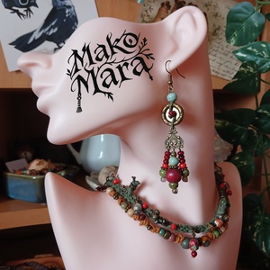 Cesarina fülbevaló  - ékszer - fülbevaló - lógó fülbevaló - Meska.hu