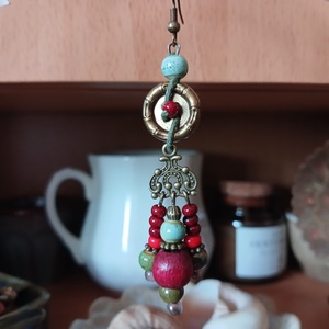 Cesarina fülbevaló  - ékszer - fülbevaló - lógó fülbevaló - Meska.hu