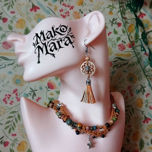 Kekunan Plains fülbevaló  - ékszer - fülbevaló - lógó fülbevaló - Meska.hu