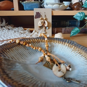 Metkayina Tiretu szett, fülbevaló és nyaklánc - ékszer - ékszerszett - Meska.hu