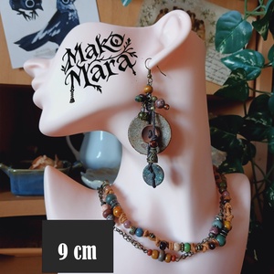 Tawkami Tiretu szett, fülbevaló és nyaklánc - ékszer - ékszerszett - Meska.hu