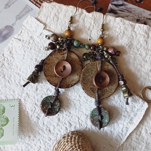 Tawkami Tiretu szett, fülbevaló és nyaklánc - ékszer - ékszerszett - Meska.hu