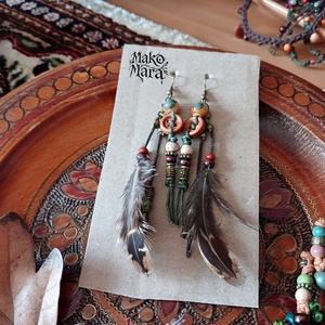 Ikran Rider fülbevaló - ékszer - fülbevaló - lógó fülbevaló - Meska.hu