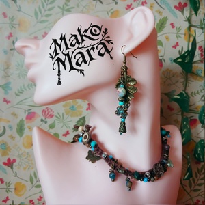 Tölgypajzsos szett, Ékszer, Ékszerszett, Csomózás, MESKA