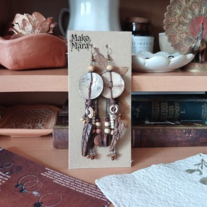 Tawkami Vines fülbevaló - ékszer - fülbevaló - lógó fülbevaló - Meska.hu