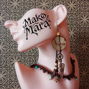 Tawkami Vines fülbevaló - ékszer - fülbevaló - lógó fülbevaló - Meska.hu