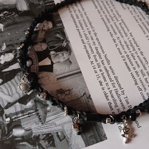 Wednesday nyaklánc - ékszer - nyaklánc - gyöngyös nyaklánc - Meska.hu