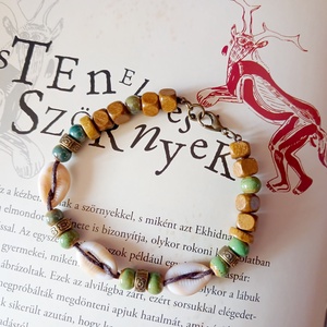 Fisher King uniszex kagylós karkötő - ékszer - karkötő - charm karkötő - Meska.hu