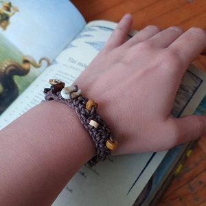 Hunter kagylós karkötő - ékszer - karkötő - charm karkötő - Meska.hu