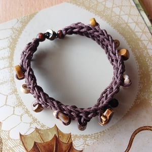 Hunter kagylós karkötő - ékszer - karkötő - charm karkötő - Meska.hu