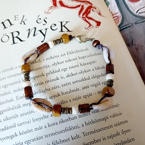 Navi Fisher unisex kagylós szett, nyaklánc és karkötő - ékszer - ékszerszett - Meska.hu