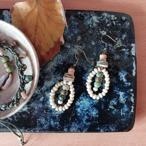 Wakanda Chic fülbevaló  - ékszer - fülbevaló - lógó fülbevaló - Meska.hu