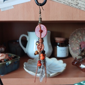 Tayrangi Vines fülbevaló  - ékszer - fülbevaló - lógó fülbevaló - Meska.hu