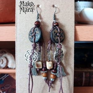 Omatikaya Vines fülbevaló  - ékszer - fülbevaló - lógó fülbevaló - Meska.hu