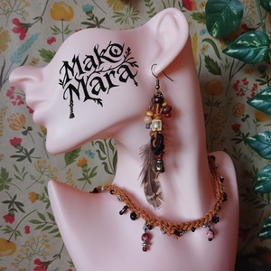 Tayrangi Wings fülbevaló  - ékszer - fülbevaló - lógó fülbevaló - Meska.hu