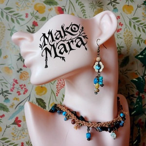 Metkayina Flower fülbevaló  - Meska.hu