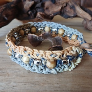 Metkayina Waves karkötő - ékszer - karkötő - fonott karkötő - Meska.hu