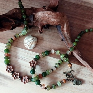 Forest Elf szett, Ékszer, Ékszerszett, Gyöngyfűzés, gyöngyhímzés, MESKA