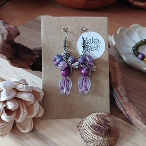 Tulip pixie fairycore fülbevaló  - ékszer - fülbevaló - lógó fülbevaló - Meska.hu