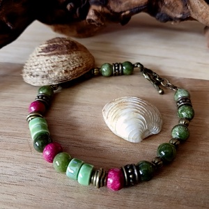 Fuxia Pixie fülbevaló és karkötő  - ékszer - ékszerszett - Meska.hu