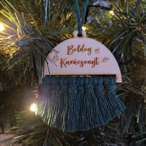 Karácsonyfa dísz kicsi - karácsony - karácsonyi lakásdekoráció - karácsonyfadíszek - Meska.hu