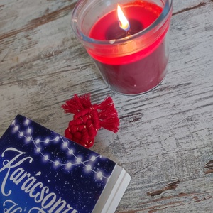 Makramé könyvjelző - könyv & zene - könyvjelző - Meska.hu