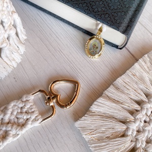 Makramé szett - táska & tok - kulcstartó & táskadísz - kulcstartó - Meska.hu