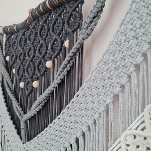 Makramé fali dísz - otthon & életmód - dekoráció - fali és függő dekoráció - függődísz - Meska.hu