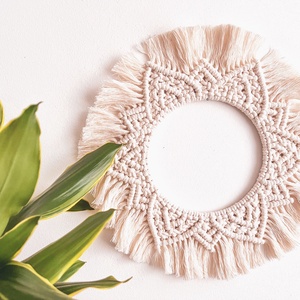 D.I.Y. Makramé Mandala készítő csomag négy színben - diy (csináld magad) - egységcsomag - Meska.hu