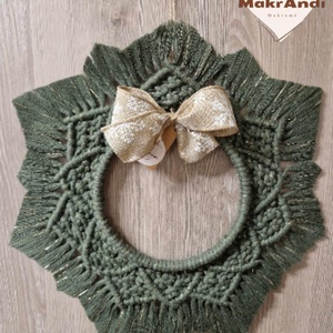 Karácsony küszöbén - Makramé ajtódísz készítés - 2025.12.06.  - Meska.hu