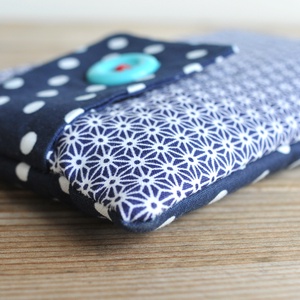 Textil tolltartó, telefontok - otthon & életmód - papír, írószer - tolltartó & ceruzatekercs - Meska.hu