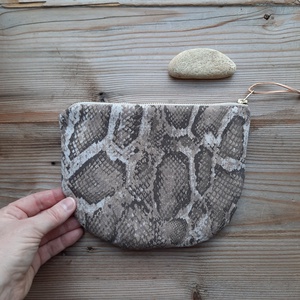  Kígyőbőr mintás neszesszer, textil kozmetikai táska, Táska & Tok, Neszesszer, Varrás, MESKA