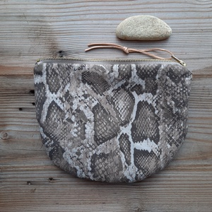  Kígyőbőr mintás neszesszer, textil kozmetikai táska - táska & tok - neszesszer - Meska.hu