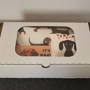 Tacskó Fun Box - otthon & életmód - papír, írószer - ajándékozás kellékei - ajándékzsák, csomagolás - Meska.hu