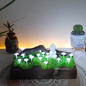 Buddha csodalámpás - otthon & életmód - dekoráció - asztal és polc dekoráció - florárium, terrárium - Meska.hu