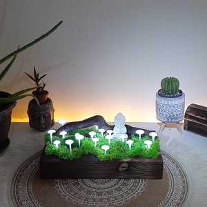 Buddha csodalámpás - otthon & életmód - dekoráció - asztal és polc dekoráció - florárium, terrárium - Meska.hu