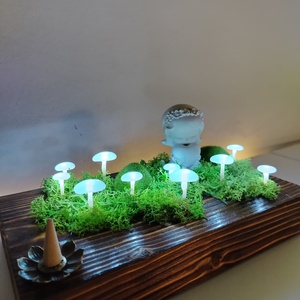 Tündér gombalámpás - karácsony - adventi díszek - adventi asztaldísz - Meska.hu Tündér gombalámpás - karácsony - adventi díszek - adventi asztaldísz - Meska.hu