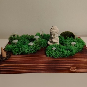 Buddha Csodalámpás  - karácsony - karácsonyi lakásdekoráció - ünnepi asztaldekoráció - Meska.hu