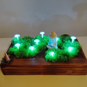 Buddha Csodalámpás  - karácsony - karácsonyi lakásdekoráció - ünnepi asztaldekoráció - Meska.hu