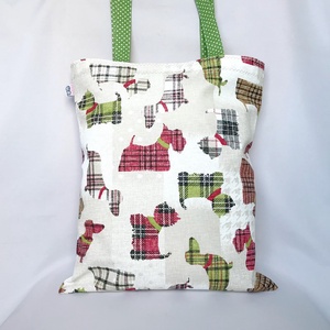 Westie Tacskó Skót Terrier Kutyás Szatyor - táska & tok - bevásárlás & shopper táska - shopper, textiltáska, szatyor - Meska.hu
