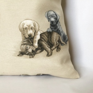 Kölyökkutyás Szatyor - táska & tok - bevásárlás & shopper táska - shopper, textiltáska, szatyor - Meska.hu